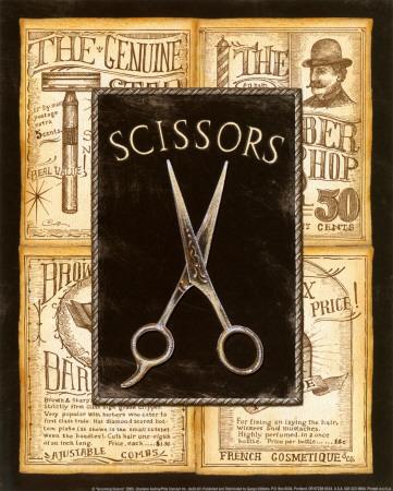 'Grooming Scissors' Print Charlene Audrey