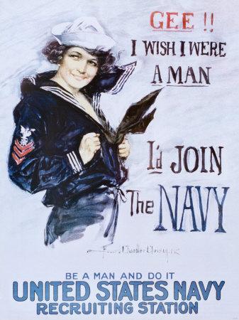 Gee! I Wish I Were a Man - Howard Chandler Christy - Framed art Print