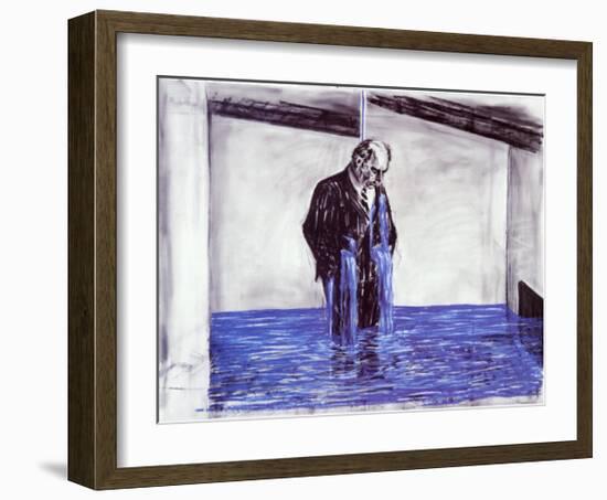 Drawing for Stereoscope, c.1998-99-William Kentridge-Framed Art Print