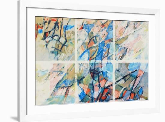 Composition Abstraite-Andre Arabis-Framed Limited Edition