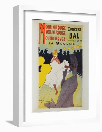 La Goulue au Moulin-Rouge-Henri de Toulouse-Lautrec-Framed Collectable Print