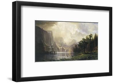 Among the Sierra Nevada, California, 1868 Art Print by Albert Bierstadt ...