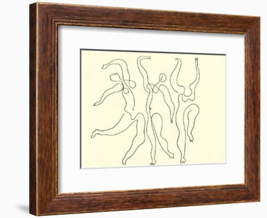 Trois Danseuses, c.1924-Pablo Picasso-Framed Serigraph