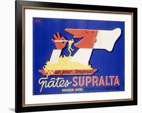 Supralta Spaghetti Pasta Chef Poster-Unknown Unknown-Framed Giclee Print