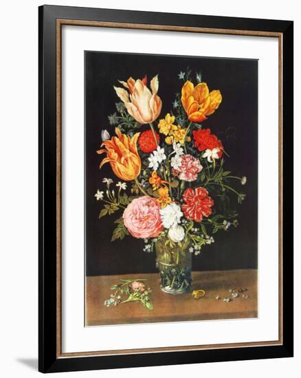 Still Life with Flowers-Jan Brueghel the Elder-Framed Collectable Print