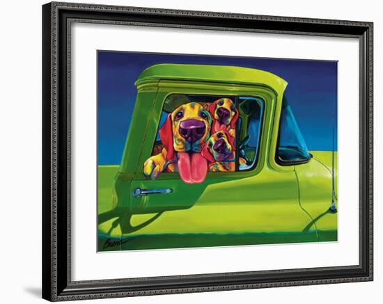 I Wanna Go-Ron Burns-Framed Art Print