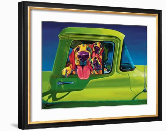 I Wanna Go-Ron Burns-Framed Art Print