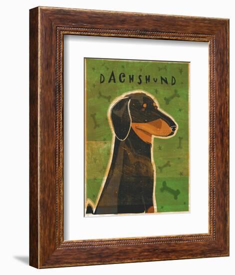 Dachshund-John Golden-Framed Art Print