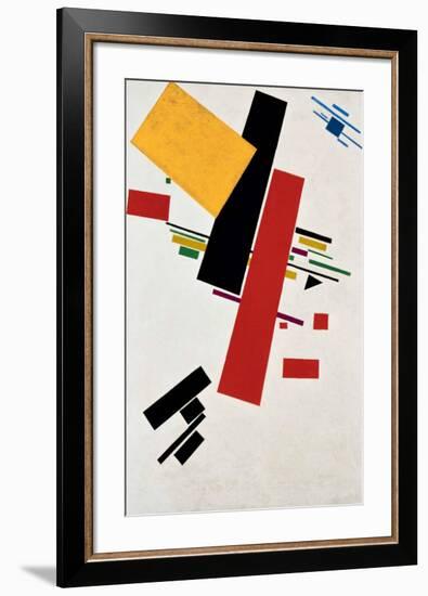 Dynamischer Suprematismus Nr. 57, c.1916-Kasimir Malevich-Framed Art Print