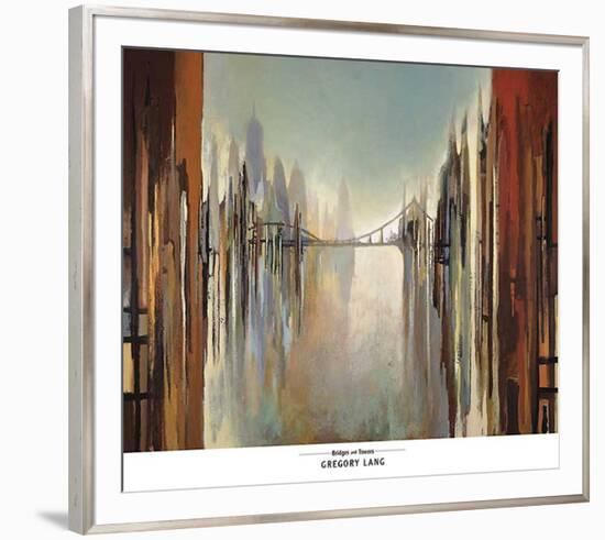 Bridges and Towers-Gregory Lang-Framed Art Print