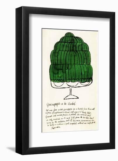 Wild Raspberries, c.1959  (green)-Andy Warhol-Framed Art Print