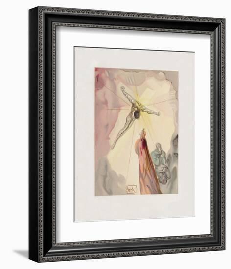 Divine Comedie, Paradis 14: L'apparition du Christ-Salvador Dalí-Framed Collectable Print