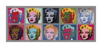 Ten Marilyns, c.1967 Giclee Print - Andy Warhol | Art.com