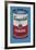 Campbell's Soup Can, 1965 (Pink and Red)-Andy Warhol-Framed Giclee Print