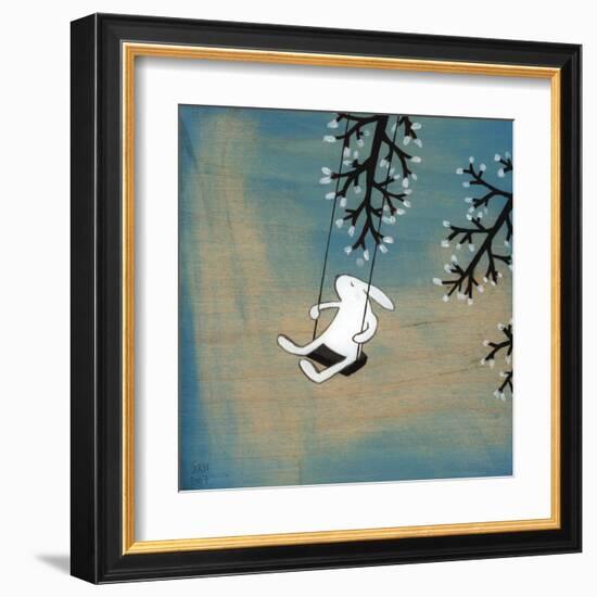 Follow Your Heart- Swinging Quietly-Kristiana Pärn-Framed Art Print