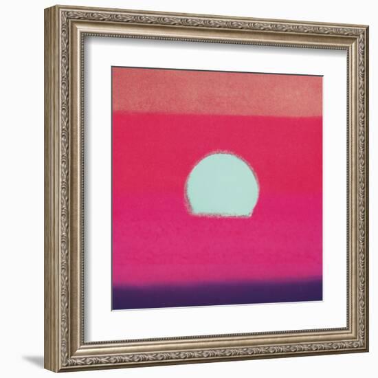 Sunset, c.1972 40/40 (fuchsia)-Andy Warhol-Framed Art Print