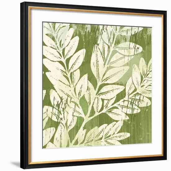 Meadow Leaves-Erin Clark-Framed Giclee Print