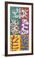 Panel with Mask, c.1947-Henri Matisse-Framed Art Print