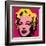 Marilyn Monroe, 1967 (hot pink)-Andy Warhol-Framed Art Print