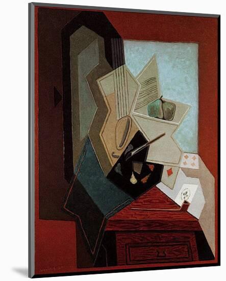 The Painter's Window-Juan Gris-Mounted Art Print