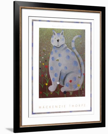 Owen with a Bee on His Nose-Mackenzie Thorpe-Framed Art Print