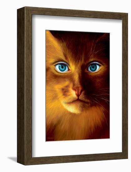 Cat Woman-Jim Warren-Framed Premium Giclee Print