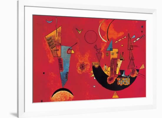 Mit und Gegen-Wassily Kandinsky-Framed Premium Giclee Print