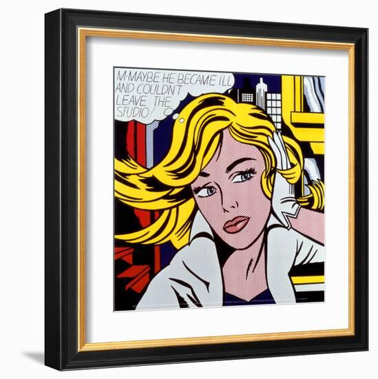 M-Maybe, c.1965-Roy Lichtenstein-Framed Art Print