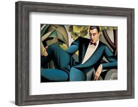 Portrait du Marquis d'Afflitto-Tamara de Lempicka-Framed Premium Giclee Print