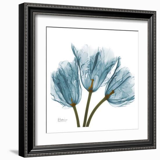 Tulips in Blue-Albert Koetsier-Framed Art Print