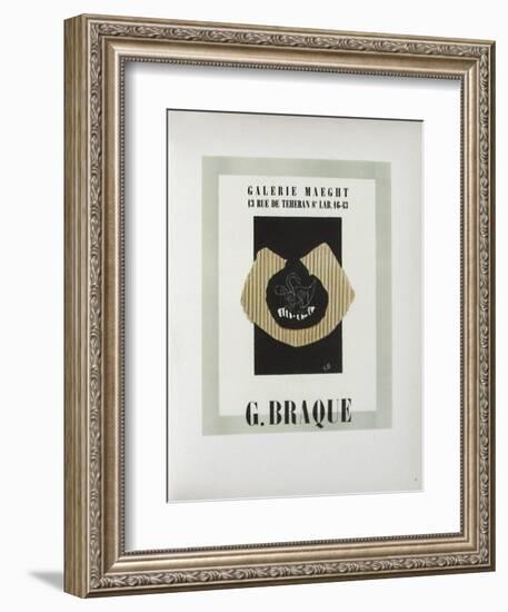 AF 1946 - Galerie Maeght-Georges Braque-Framed Collectable Print