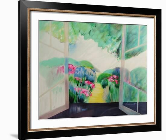 La Fenêtre Ouverte-Claude Hemeret-Framed Limited Edition