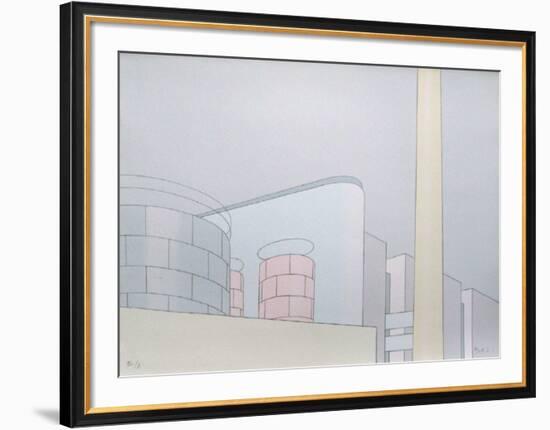 La Villette I-Alberto Bali-Framed Serigraph