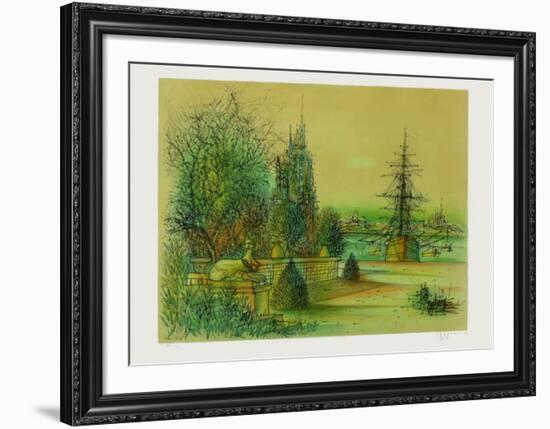 Le Rivage Enchanté-Jean Carzou-Framed Limited Edition