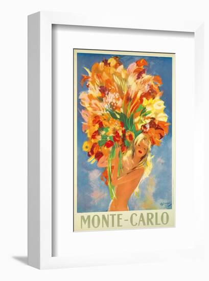 Monte-Carlo, France, c.1945-Jean-Gabriel Domergue-Framed Art Print