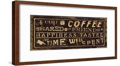 Coffee Quote III Mounted Print by Jess Aiken | Art.com