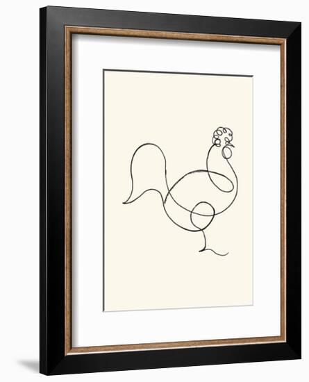 Le coq, c.1918-Pablo Picasso-Framed Serigraph