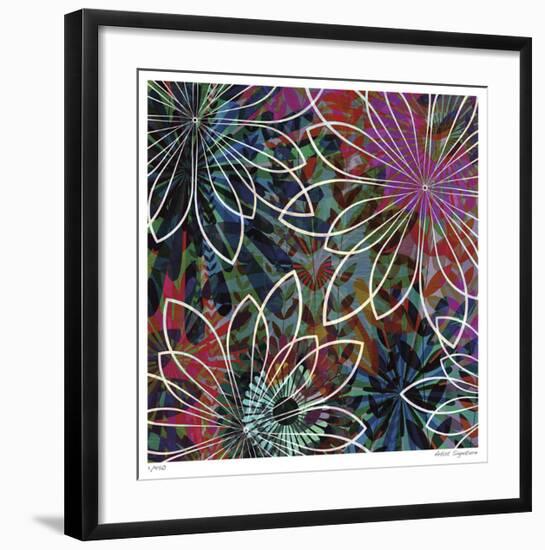 Night Garden I-James Burghardt-Framed Giclee Print