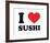 I Heart Sushi-null-Framed Giclee Print