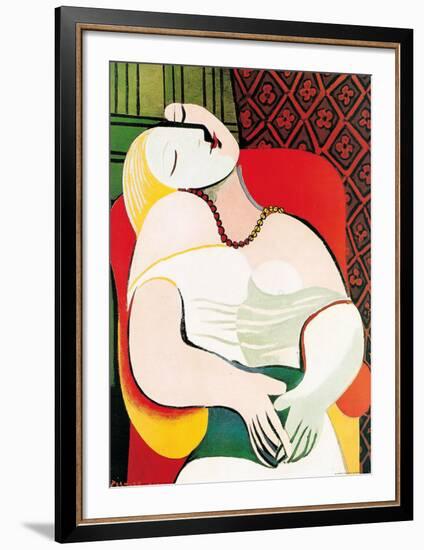 The Dream-Pablo Picasso-Framed Art Print