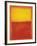 Orange and Yellow-Mark Rothko-Framed Art Print