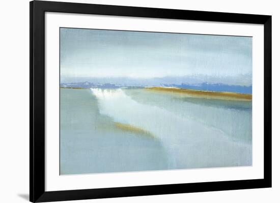 Flow-Caroline Gold-Framed Art Print