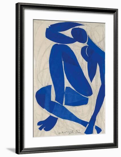 Nu Bleu IV-Henri Matisse-Framed Art Print