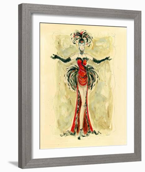 Lady Burlesque I-Dupre-Framed Giclee Print