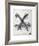 Untitled - X and Nail Color-Donald Saff-Framed Limited Edition