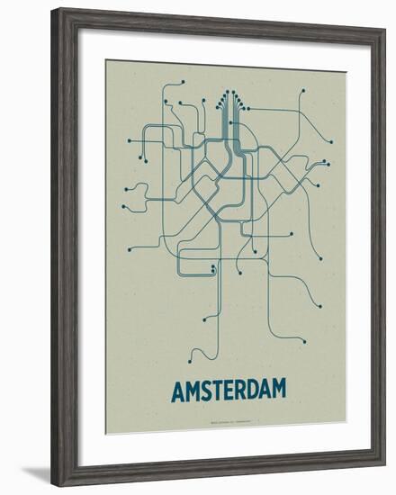 Amsterdam-LinePosters-Framed Serigraph