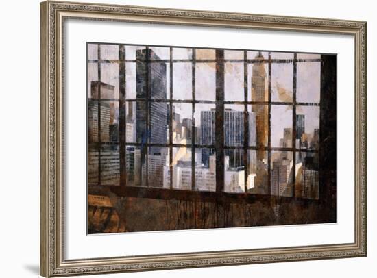 Window Over Empire State-Marti Bofarull-Framed Giclee Print