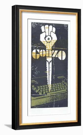 Pure Gonzo-Print Mafia-Framed Serigraph