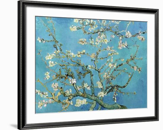 Almond Branches in Bloom, San Remy, c.1890-Vincent van Gogh-Framed Art Print