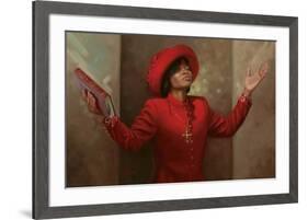Blessed and Highly Favored-Henry Lee Battle-Framed Art Print